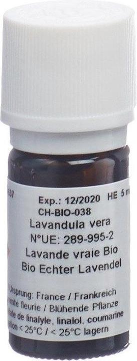 AromaSan Olio essenziale biologico di lavanda reale