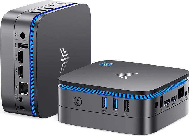Actual product image NiPoGi AK1 Pro Mini PC (Celeron N5105, 8GB Ram, 256GB M.2)