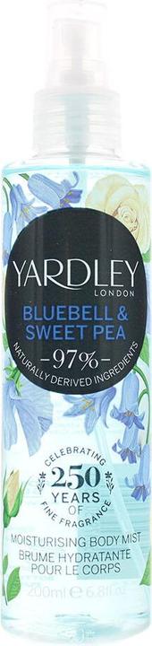 Actual product image Yardley Bluebell & Sweet Pea by Moisturizing Body Mist 200 ml (Spray, 200 ml)