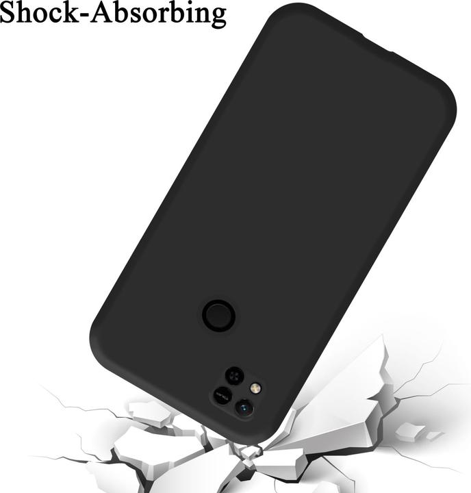 Productafbeelding Cadorabo TPU Liquid Silicone Hoesje Cover voor Xiaomi RedMi 9C / RedMi 10A (Xiaomi Redmi 9C, Xiaomi Redmi 10A)