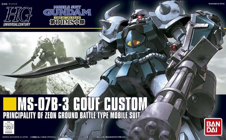 Actual product image Bandai Gundam Gouf Custom