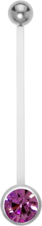 Bijouteria Schwangerschaftspiercing (Edelstahl, Bioplast, Kristall)
