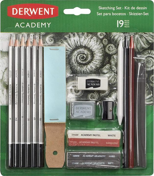 Derwent Crayon graphite Sketching Set 6 pièces (14 x)