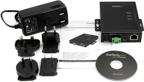 Actual product image StarTech 2 Port Serial Device Server
