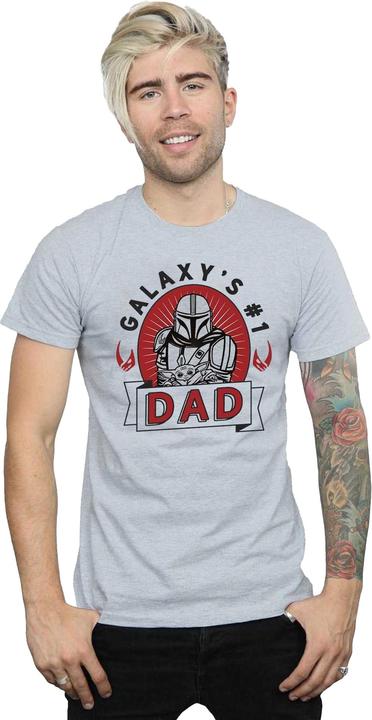 Actual product image Star Wars Mens Galaxy's #1 Dad T-Shirt (S)