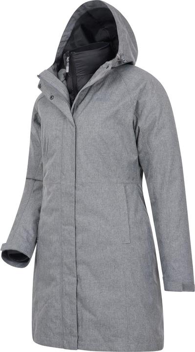 Actual product image Mountain Warehouse Womens/Ladies Alaskan Long 3 in 1 Jacket (32 D)