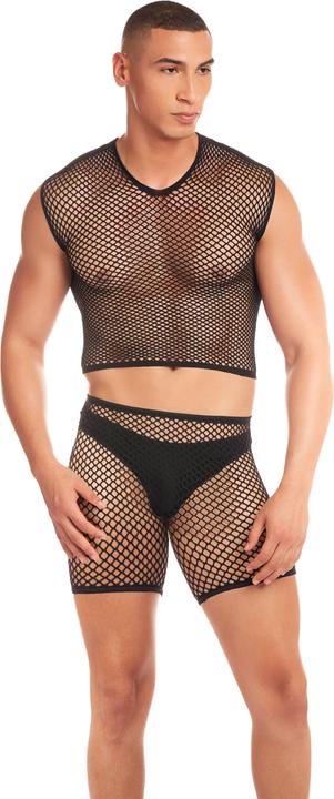 Produktbild René Rofé NetBula Dreiteiliges Set Schwarz (L, XL)