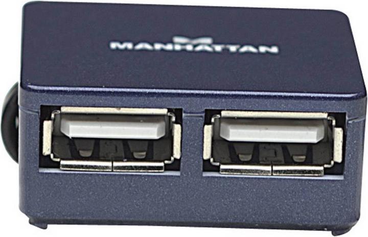Produktbild Manhattan 4 Port USB 2.0-Hub (USB-A, 4 Ports)