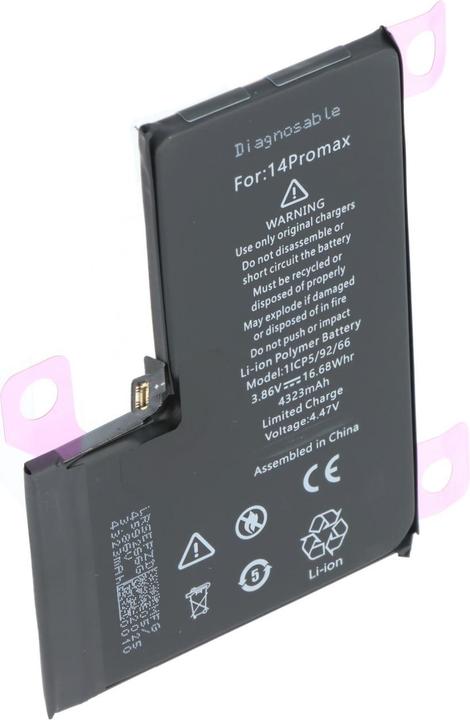 Actual product image AccuCell Akku Apple iPhone 14 Pro Max, A2830