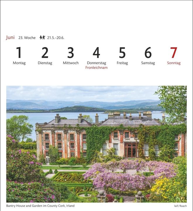 Actual product image Harenberg Traumziele Sehnsuchtskalender 2026 - Wochenkalender mit 53 Postkarten (German)