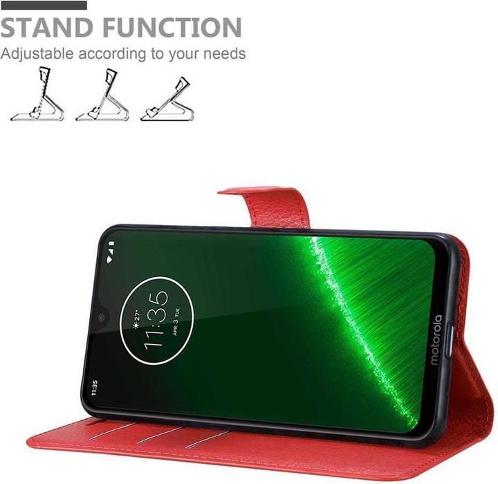 Produktbild Cadorabo Book mit Standfunktion Cover (Motorola Moto G7)