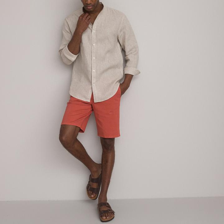Produktbild La Redoute Collections Gerades Leinenhemd Signature mit Stehkragen (XL)