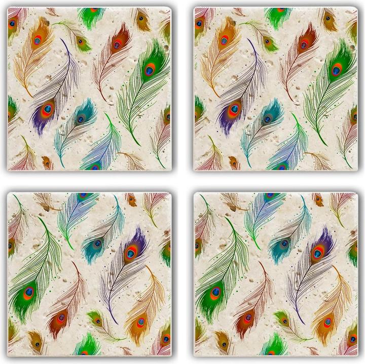 Actual product image Hermia Ty (4 x, Glass coaster)