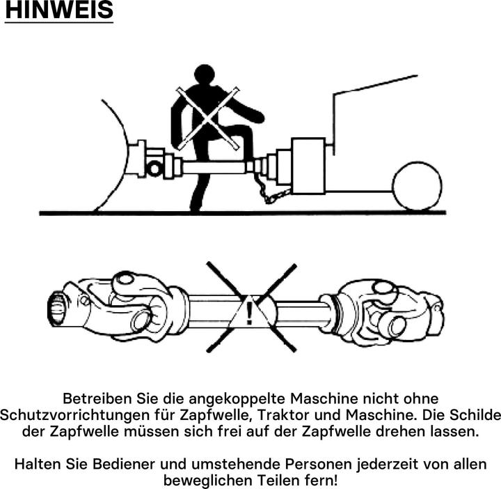 Produktbild Wiltec Zapfwelle T2 Gelenkwelle 740-960mm 270Nm 540U/min PTO-Shaft 23kW 2x 1 3/8" Z6 (Traktorzubehör)