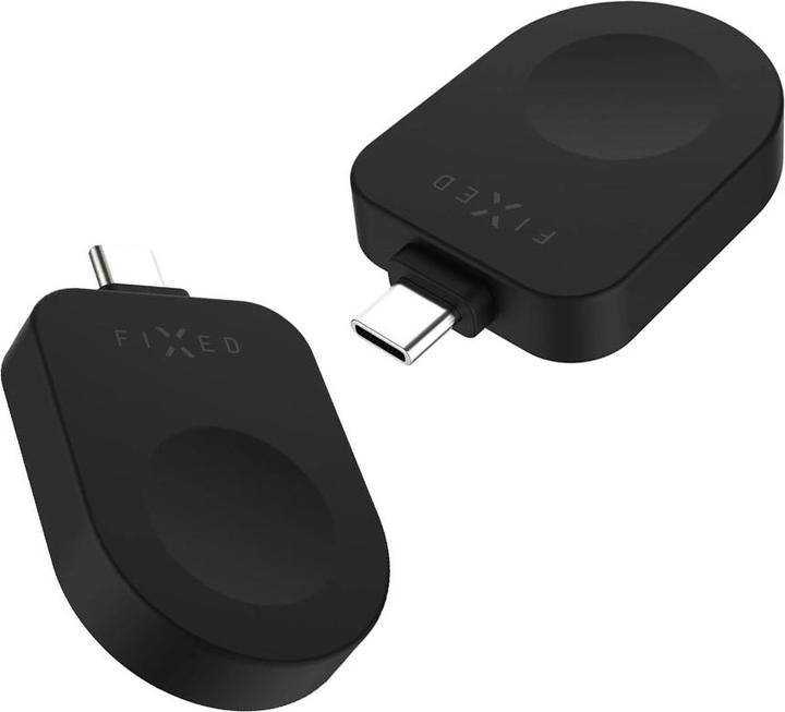 Image du produit Fixed Adaptateur de charge USB-C pour Apple Watch compatible avec Powerstation Uni, noir