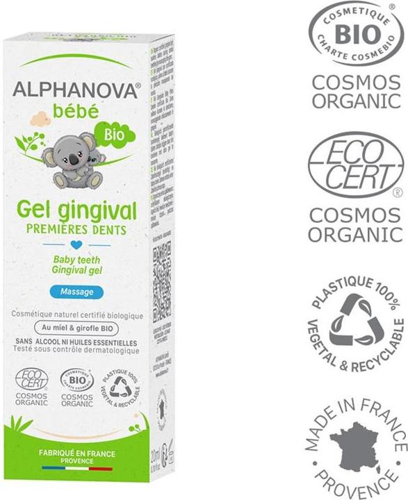 Immagine prodotto Alphanova BB Tooth Gel First Teeth Organic Gel (20 ml)