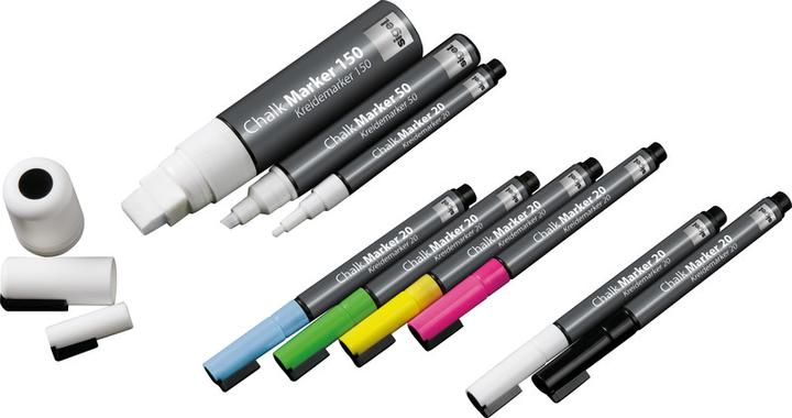 Produktbild Sigel Artverum Kreidemarker 20 Rund (1-2 mm) (Schwarz, 2 mm, 2 x)