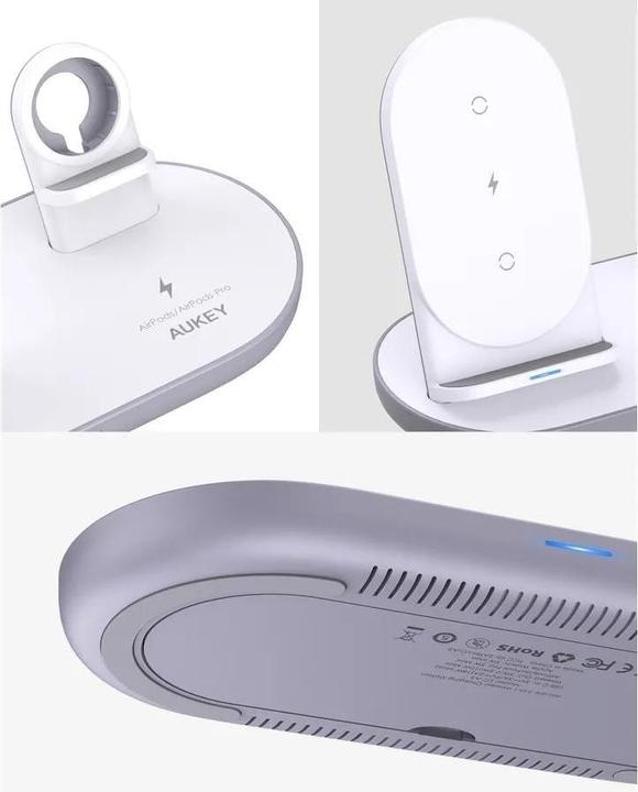 Produktbild Aukey LC-A3 3 in 1 Aircore Charging Station (15 W)