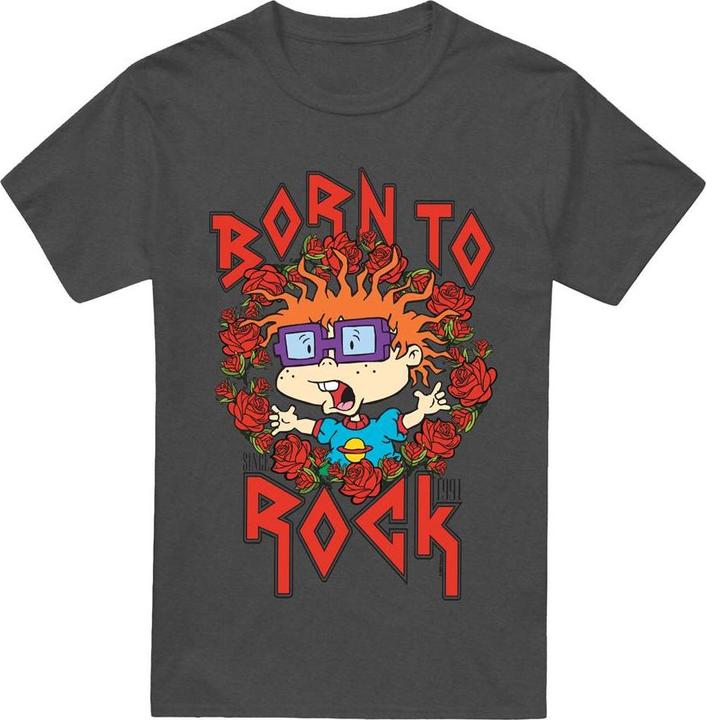 Actual product image Rugrats Unisex Adult Chucky Was Born To Rock T-Shirt (3XL)