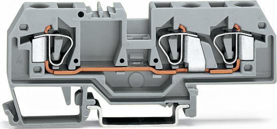 Actual product image Wago 3-wire through terminal