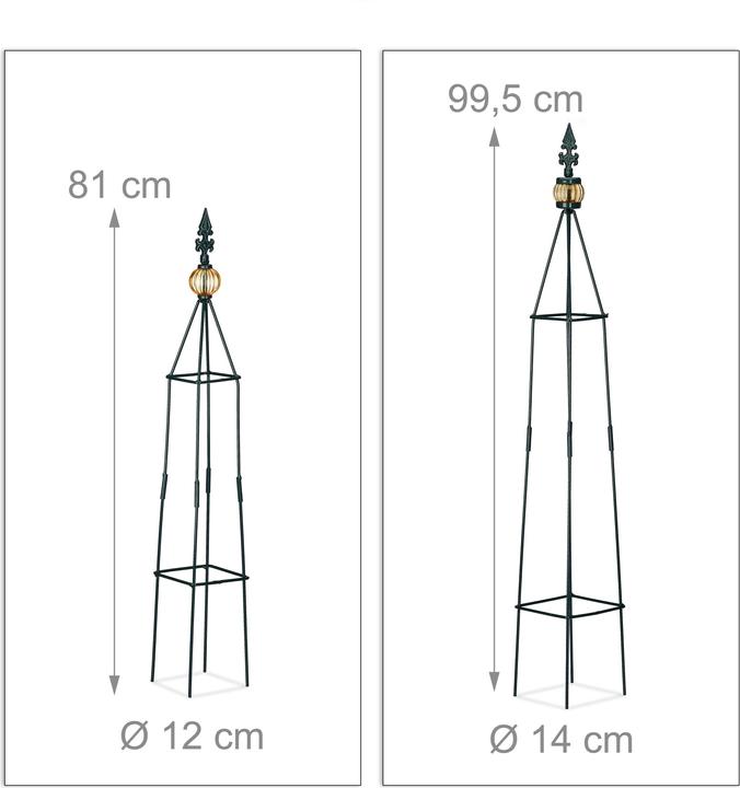 Produktbild Relaxdays Rankhilfe (14 cm, 14 cm)