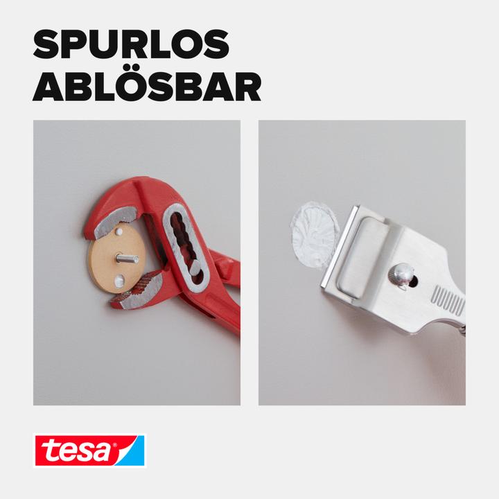 Produktbild tesa Klebeschraube für Mauerwerk & Stein, rund, 5kg Halteleistung