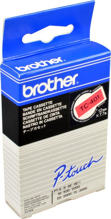 Actual product image Brother P-Touch (1.20 cm, Red)