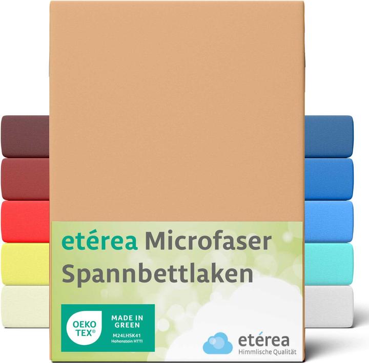 Produktbild Etérea Microfaser Jersey Spannbettlaken (100 x 200 cm, 90 x 200 cm)