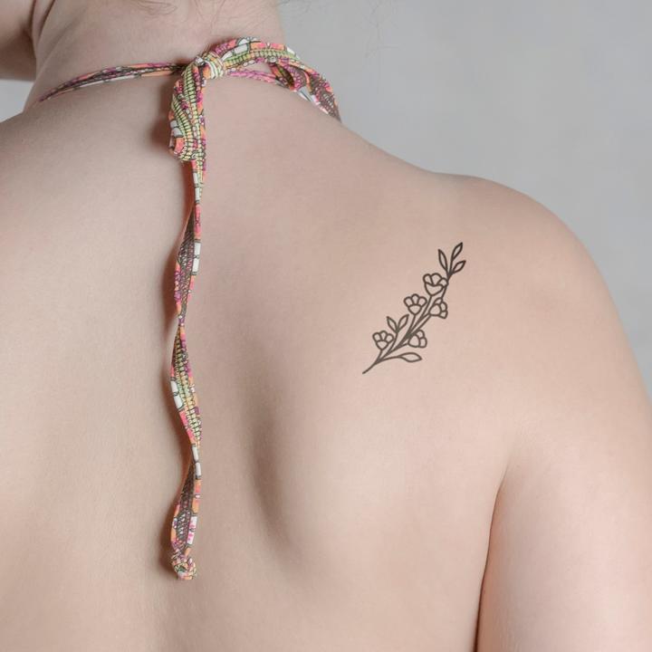 Produktbild minink Temporäres Tattoo – Vergissmeinnicht