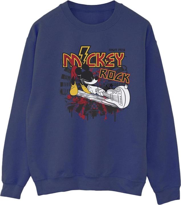 Image du produit Disney - Sweat MICKEY MOUSE SMASH GUITAR ROCK - Femme (XL)