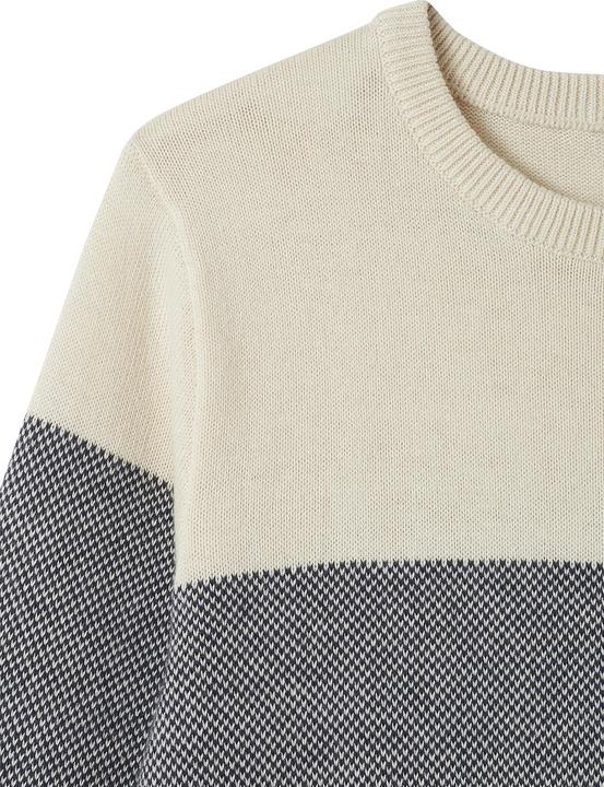 Produktbild Vertbaudet Jungen Pullover mit Colorblock-Streifen Oeko-Tex (86)