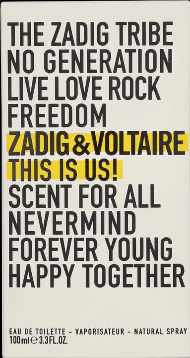 Immagine prodotto Zadig & Voltaire Questi siamo noi - Eau de Toilette (Eau de toilette, 100 ml)