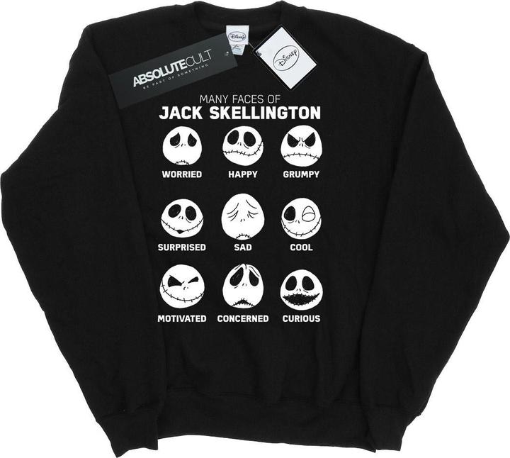 Produktbild Disney Nightmare Before Christmas The Many Faces Of Jack Sweatshirt (L)