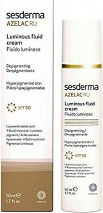 Valeurs nutritives et ingrédients Sesderma Azelac RU (Crème solaire visage, SPF 50, 50 ml)