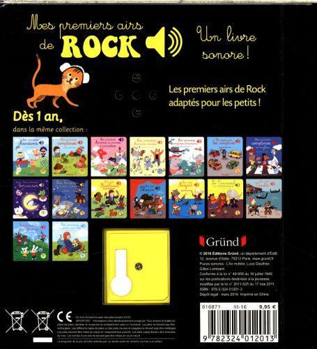 Image du produit Gründ éditions Mes premiers airs de rock (Français, Guillerey Aurélie, 2018)