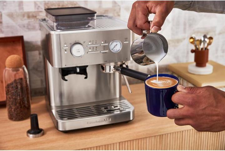 Produktbild KitchenAid 5KES6551ESX Siebträgermaschine mit Mahlwerk