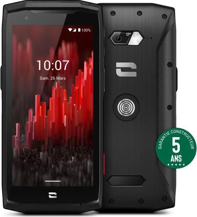 Produktbild Crosscall Core-M5 (32 GB, Schwarz, 4.95", Hybrid Dual SIM, 13 Mpx, 4G)