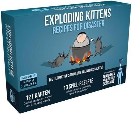 Actual product image Asmodée EXKD0022 - Exploding Kittens: Recipes for Disaster, for 2-5 players, ages 7+ (DE edition) (German)