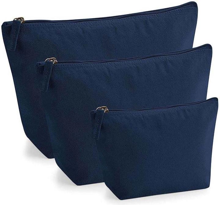 Actual product image Westford Mill EarthAware cosmetic bag made from organically grown cotton