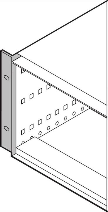 Image du produit Schroff Equerre de fixation 19" à convertir - RATIOPAC PRO EQUILIBRE 19" 3U