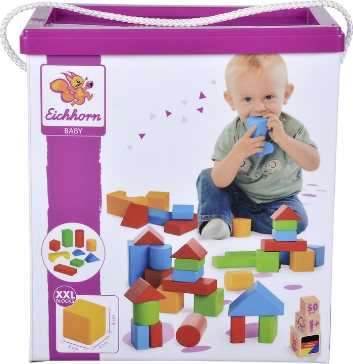 Produktbild Eichhorn Bunte Holzbausteine Baby