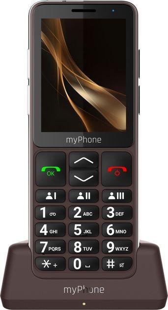 Actual product image Myphone Bueno LTE Praline Collection 4G 2000 mAh IPS 28 toetstelefoon 240x320px SOSknop dockstation (4G)