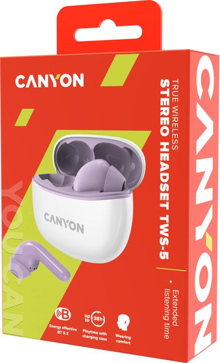 Actual product image Canyon TWS-5 (No noise cancelling, 7.50 h, Wireless)