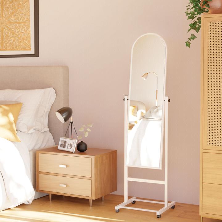 Actual product image CLP Evoir standing mirror, white