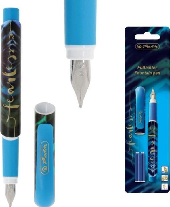 Image du produit Herlitz Stylo plume New Batik Fearless (Bleu, 1 x)