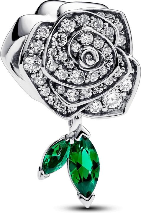 Produktbild Pandora Charm Funkelnde BlÃ¼hende Rose (Silber 925)
