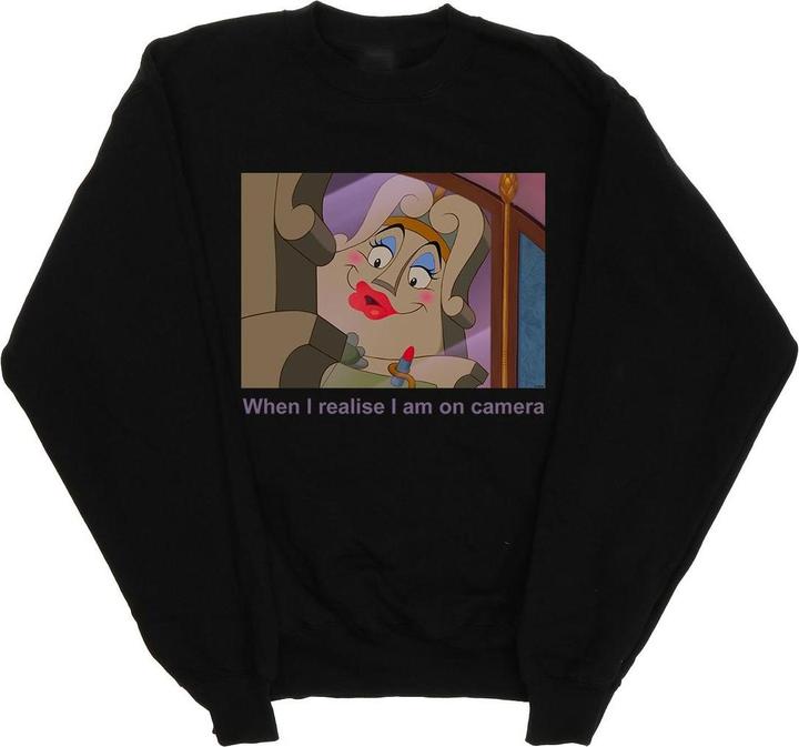 Actual product image Disney Mens Beauty And The Beast Madame De La Grande Bouche Sweatshirt (XXL)