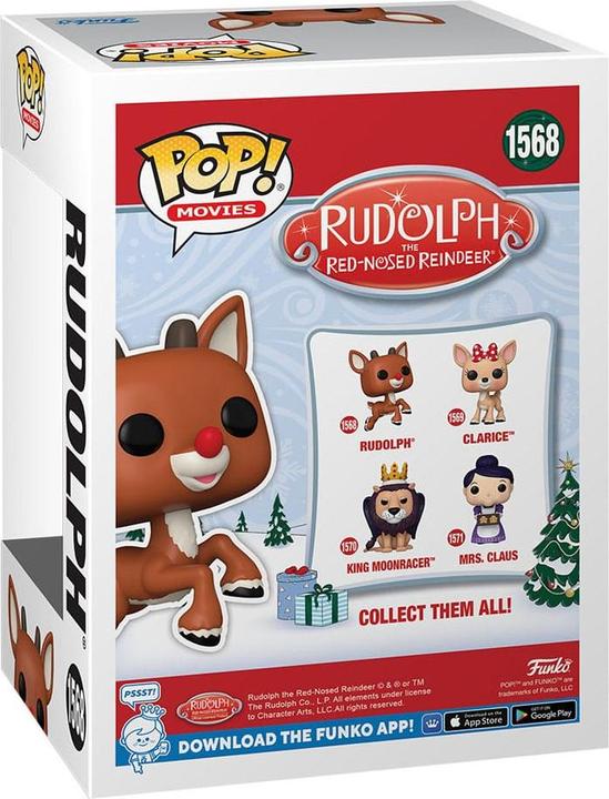 Immagine prodotto Funko Rudolph la renna dal naso rosso POP! film in vinile Rudolph (volante) 9 cm