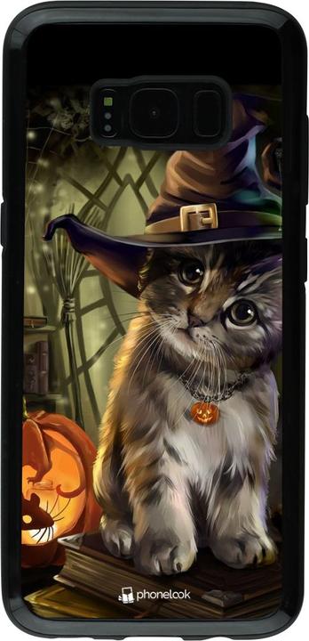 Actual product image PhoneLook Cover Hybrid Armor black Halloween 21 Witch cat (Samsung Galaxy S8)