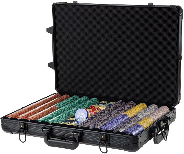FTM Poker Set PRO 1000 Chips Black Edition